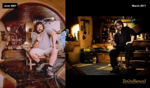 Peter Jackson Then and Now - Hobbit