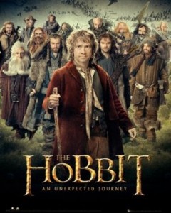 poster Hobbit unexpected journey mini movie Bilbo and the dwarves 16x20