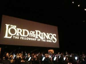 Fellowship of the Rings live with orchestra in Paris. October, 2012.