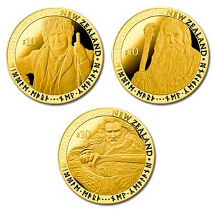 New Zealand Post's hobbit coins