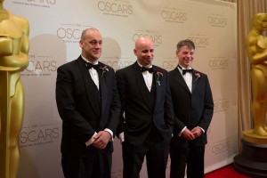 Weta Digital's Simon Clutterbuck, James Jacobs, Dr. Richard Dorling won Oscars Sunday, Feb. 10, 2013. 