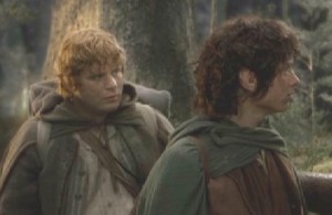 Sam and Frodo Lothlorien