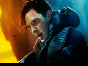 Benedict Cumberbatch in the Star Trek franchise.