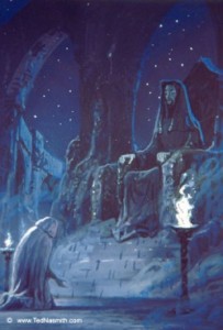 Ted Nasmith - Luthien's Lament Before Mandos