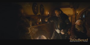 Fili and Thorin at Bag End. A slightly better angle. Screen taken from the clip below.