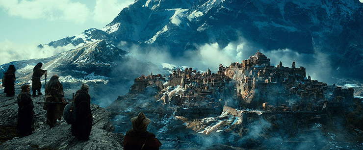 A scene from "The Hobbit: The Desolation of Smaug."