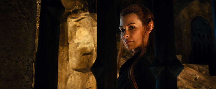 Evangeline Lilly as Tauriel.