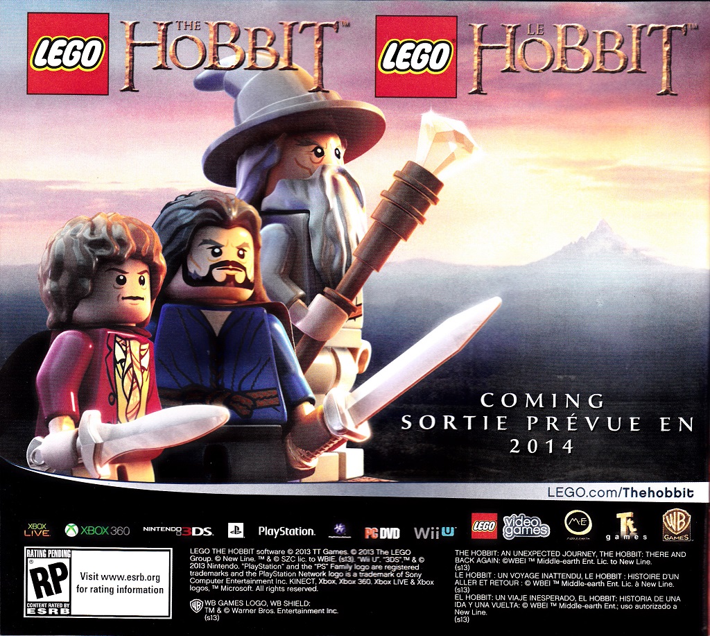 Hobbit Lego video game