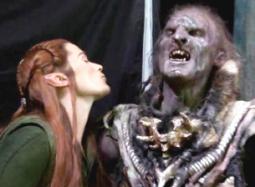 Tauriel and Orc Friend