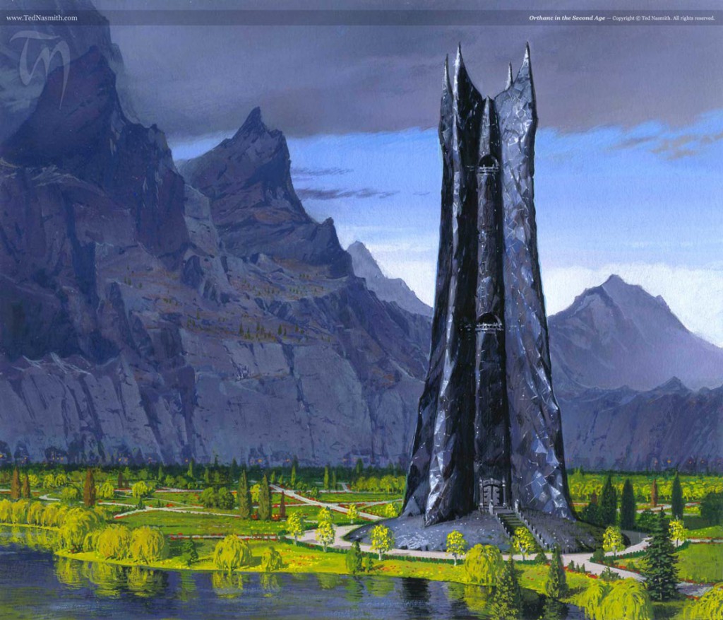 Orthanc in the Second Age, by Ted Nasmith