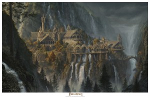 Rivendell Epic Paper Giclee 24 x 36