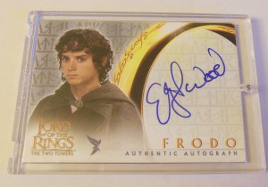 Frodo autograph card