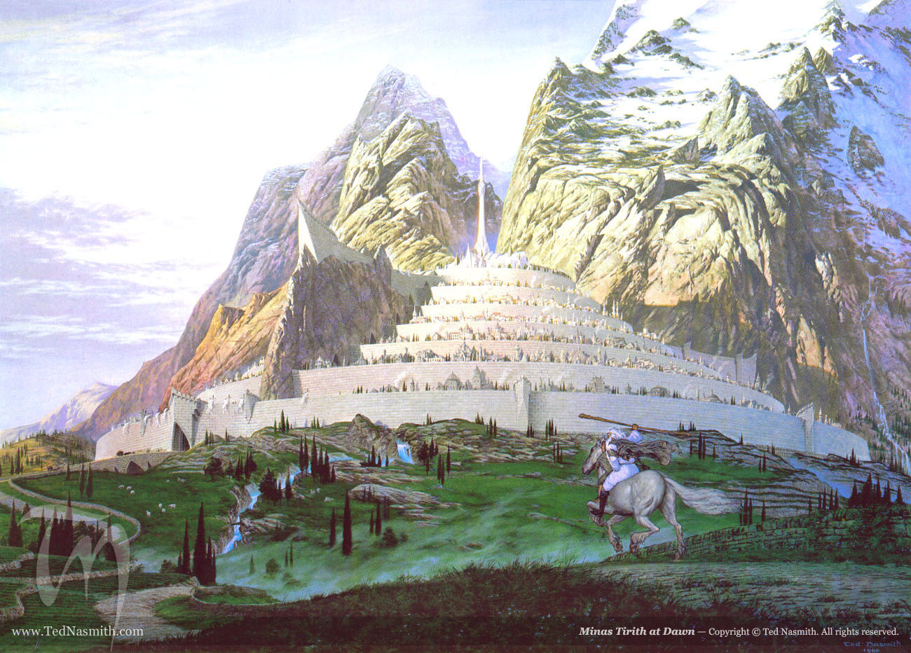 Lord of the Rings Wallpaper: Minas Tirith  Lord of the rings, Fantasy  landscape, Minas tirith