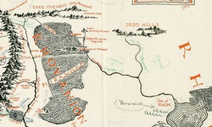 Map from Blackwell's Rare Books