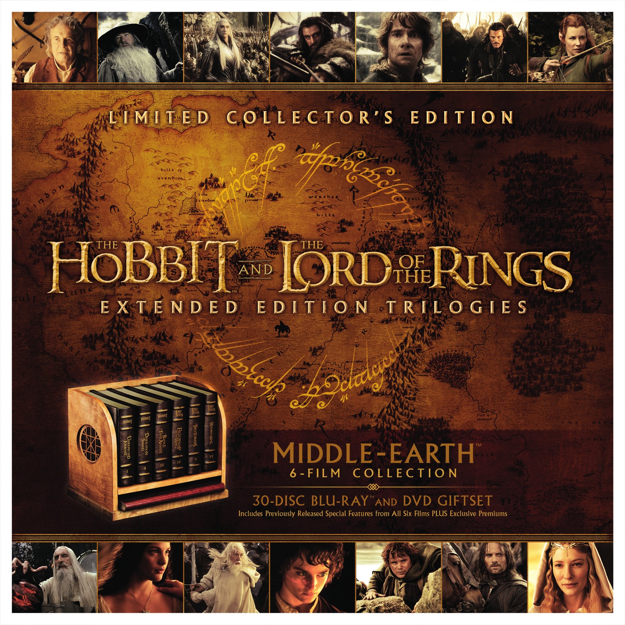 Anekdote Tactiel gevoel eetpatroon The nuts and bolts info on the new Middle-earth 6-film collection release