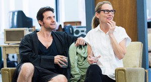 Richard Armitage and Amy Ryan in rehearsal